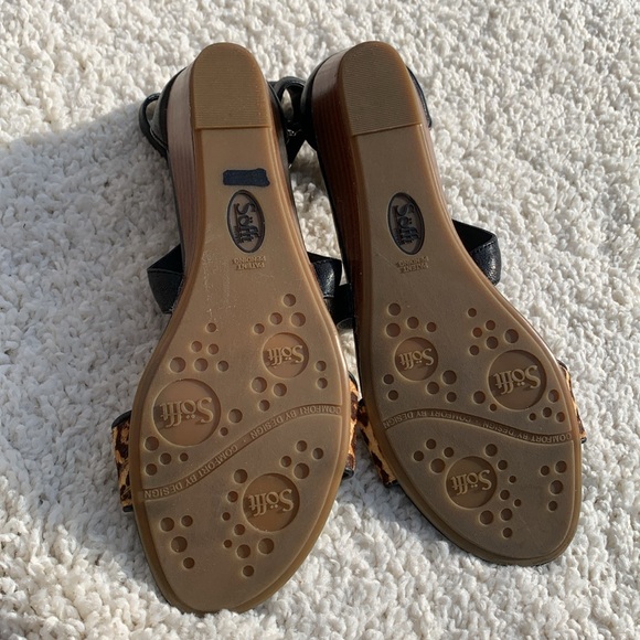 Sofft cheetah wedge sandal strappy INNIS - Picture 10 of 17